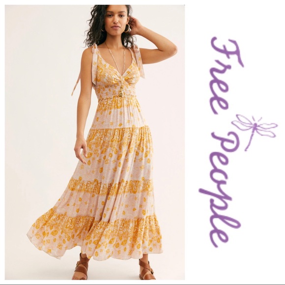 Free People Dresses & Skirts - NWT Free People Let’s Smock About It Maxi